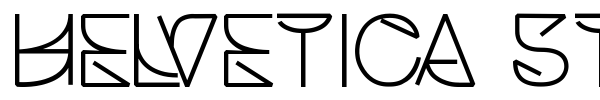 Helvetica Struggle font