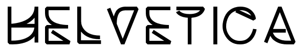 Helvetica Struggle font preview