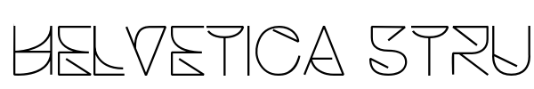 Helvetica Struggle font preview