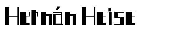 Hern?n Heise font