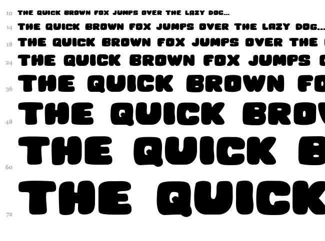 Hesitation font waterfall