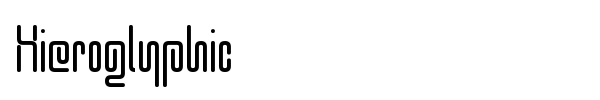Hieroglyphic font