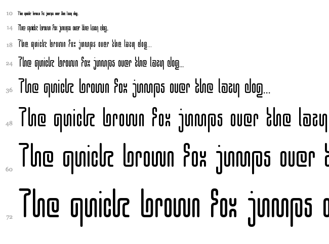 Hieroglyphic font waterfall