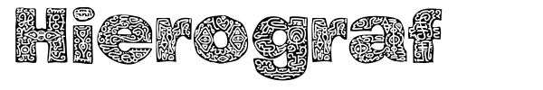 Hierograf font preview