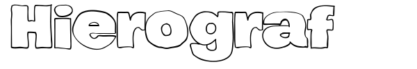 Hierograf font preview