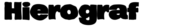 Hierograf font preview