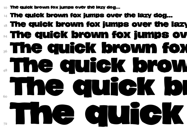 Hierograf font waterfall