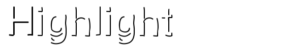 Highlight font