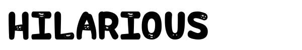 Hilarious font preview