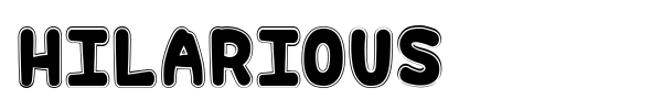 Hilarious font preview