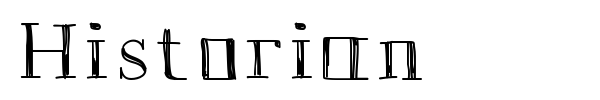 Historian font