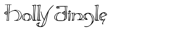 Holly Jingle font preview