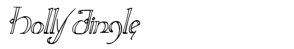 Holly Jingle font preview