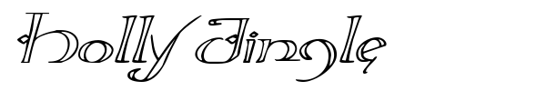 Holly Jingle font preview
