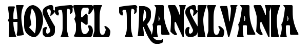 Hostel Transilvania font