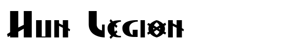 Hun Legion font