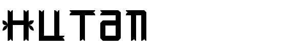 Hutan font