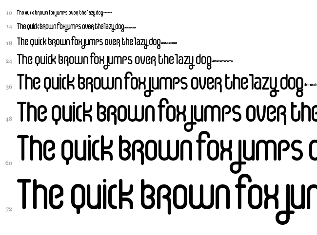 Ice Cream Soda font waterfall