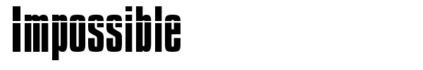 Impossible font preview