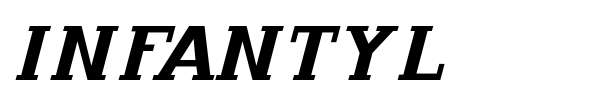 Infantyl font preview