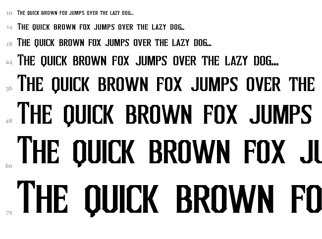 Inquisitor font waterfall