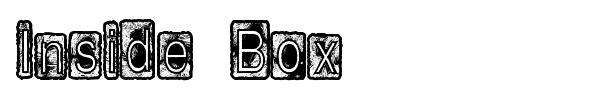 Inside Box font
