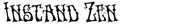 Instand Zen font
