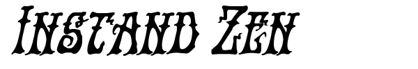 Instand Zen font preview