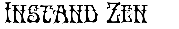 Instand Zen font preview