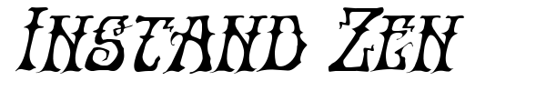 Instand Zen font preview