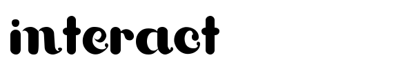 Interact font