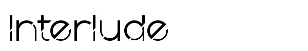 Interlude font preview