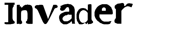 Invader font