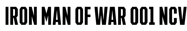 Iron Man Of War 001 NCV font