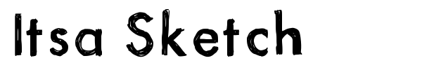 Itsa Sketch font