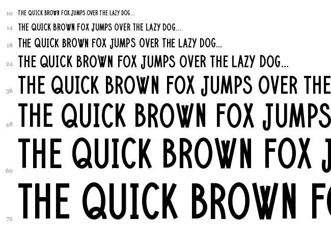 Janvier font waterfall