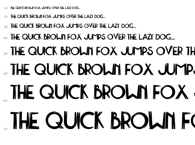 Jaoy font waterfall