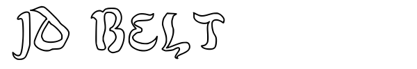 JD Belt font