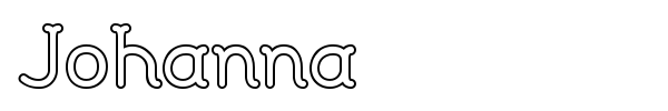 Johanna font preview