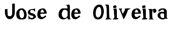 Jose de Oliveira font