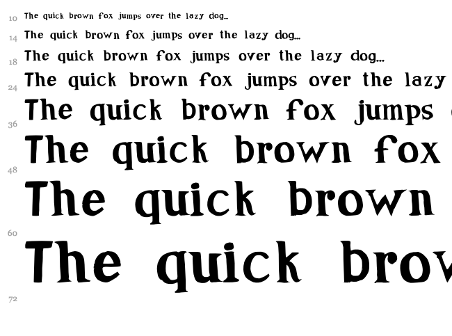 Jose de Oliveira font waterfall