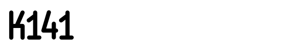 K141 font
