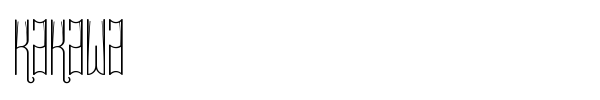 Kakawa font