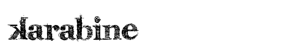 Karabine font