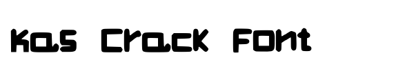 Kas Crack Font font