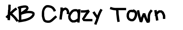 KB Crazy Town font