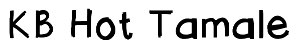KB Hot Tamale font