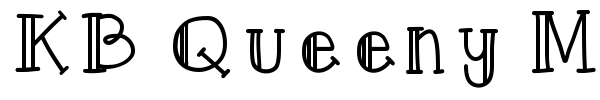 KB Queeny Me font