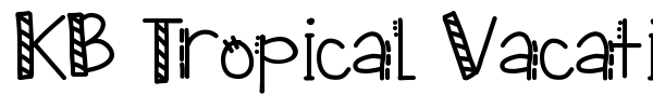 KB Tropical Vacation font