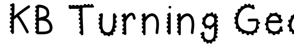 KB Turning Gears font